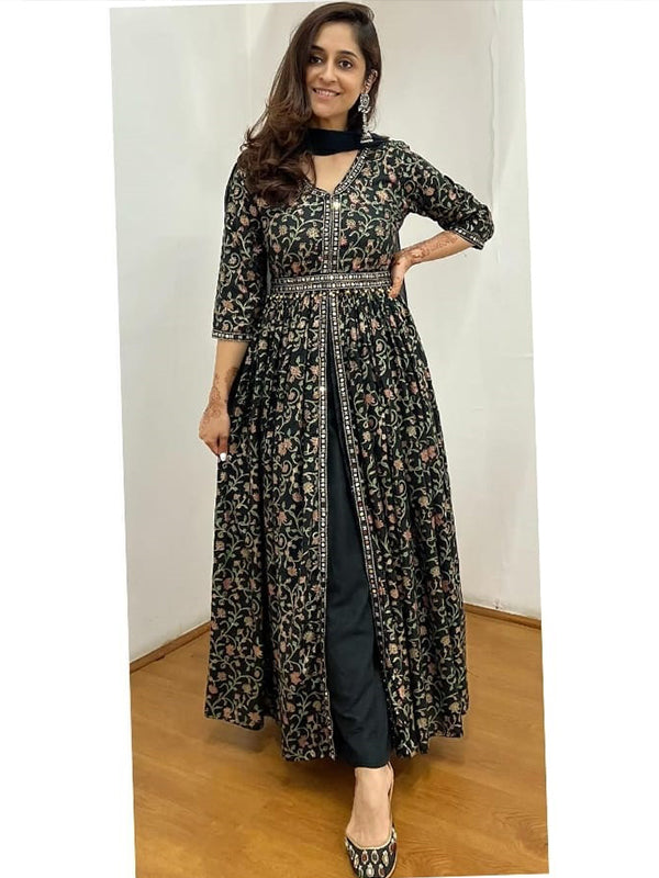 Shop Pink Anarkali Dress with Matching Dupatta at Lirose – lirose